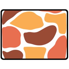 Geometric Pastel Bricks   Double Sided Fleece Blanket (large) by ConteMonfreyShop