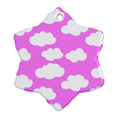 Purple Clouds   Ornament (snowflake)