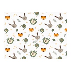 Rabbit, Lions And Nuts   Double Sided Flano Blanket (mini) by ConteMonfreyShop