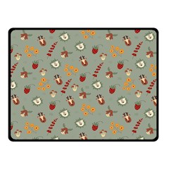 Wild Forest Friends  Fleece Blanket (small) by ConteMonfreyShop