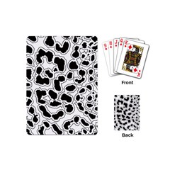 Black And White Dots Jaguar Playing Cards Single Design (mini) by ConteMonfreyShop