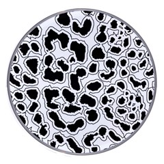 Black And White Dots Jaguar Wireless Fast Charger(white) by ConteMonfreyShop