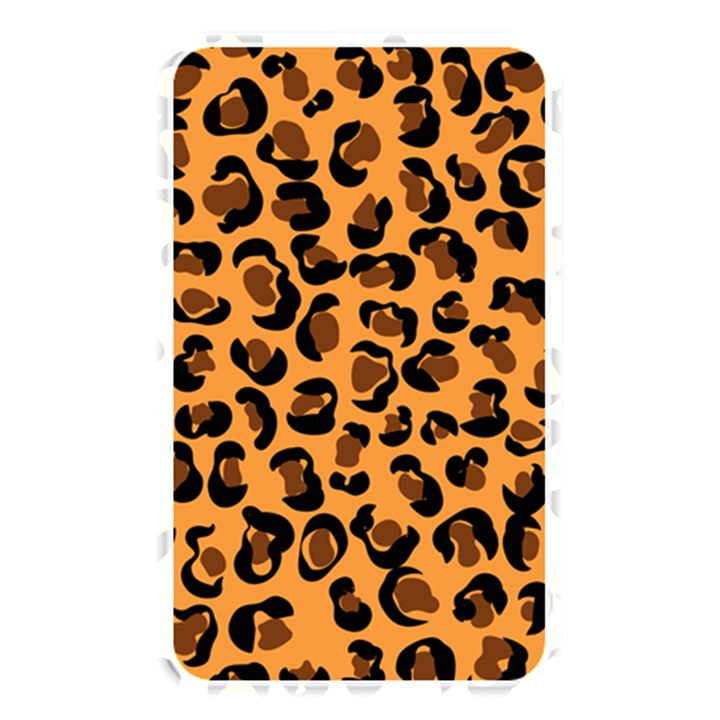 Leopard Print peach colors Memory Card Reader (Rectangular)