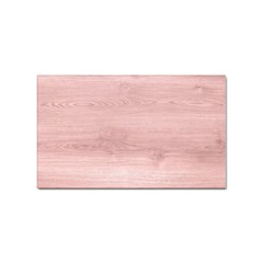 Pink Wood Sticker Rectangular (100 Pack) by ConteMonfreyShop