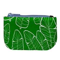 Green Banana Leaves Large Coin Purse