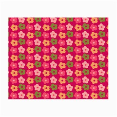 Little Flowers Garden   Small Glasses Cloth (2 Sides)