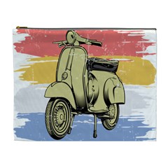 I`m Waiting On My Vespa Cosmetic Bag (xl) by ConteMonfrey