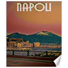 Red Summer Napoli - Vesuvio Canvas 8  X 10  by ConteMonfrey