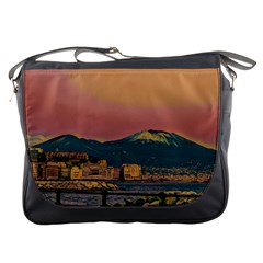 Red Summer Napoli - Vesuvio Messenger Bag by ConteMonfrey