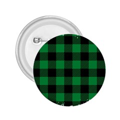 Black And Green Modern Plaids 2 25  Buttons by ConteMonfrey