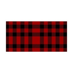 Red And Black Plaids Yoga Headband by ConteMonfrey