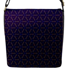 Background Pattern Texture Purple Flap Closure Messenger Bag (s) by Wegoenart