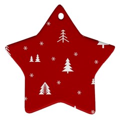 Abstract-cute-christmas Seamless Star Ornament (two Sides) by nateshop