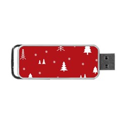 Abstract-cute-christmas Seamless Portable Usb Flash (one Side) by nateshop