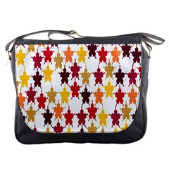 Abstract-flower Messenger Bag by nateshop
