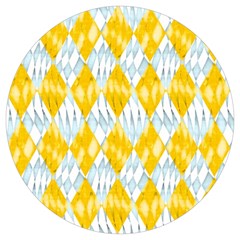 Background-box Yellow Round Trivet by nateshop