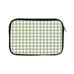 Green Tea White Small Plaids Apple Ipad Mini Zipper Cases by ConteMonfrey