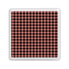 Straight Black Pink Small Plaids  Memory Card Reader (square) by ConteMonfrey