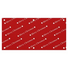 Cute Christmas Red Banner And Sign 6  X 3  by nateshop