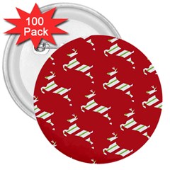 Christmas-merry Christmas 3  Buttons (100 Pack) 