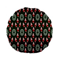 Christmas-09 Standard 15  Premium Flano Round Cushions by nateshop