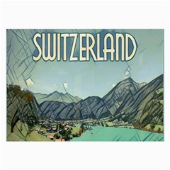 Lake Lungern - Switzerland Large Glasses Cloth by ConteMonfrey