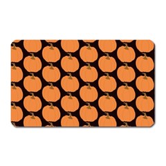 Black And Orange Pumpkin Magnet (rectangular) by ConteMonfrey