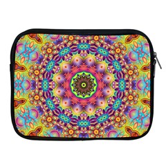 Rosette Mandala Ornament Wallpaper Apple Ipad 2/3/4 Zipper Cases by Wegoenart