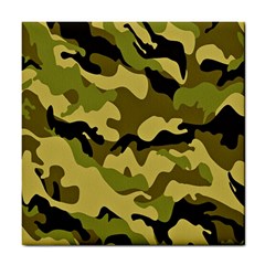 Army Camouflage Texture Tile Coaster by nateshop