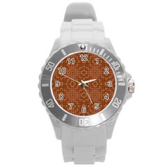 Mosaic (2) Round Plastic Sport Watch (l) by nateshop