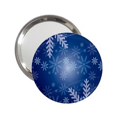 Snowflakes 2 25  Handbag Mirrors by nateshop