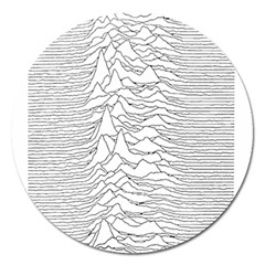 Joy Division Unknown Pleasures Magnet 5  (round)