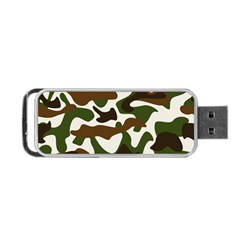 Camouflage Print Pattern Portable Usb Flash (two Sides)