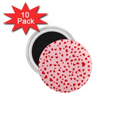 Hearts Valentine Heart Pattern 1 75  Magnets (10 Pack)  by Ravend