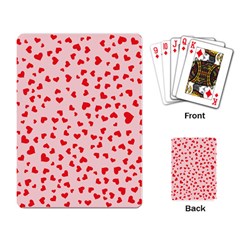 Hearts Valentine Heart Pattern Playing Cards Single Design (rectangle)