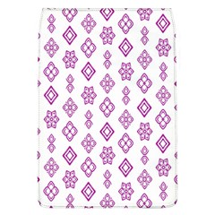 Geometric Pattern Purple Pattern Removable Flap Cover (l)