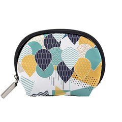 Abstract Balloon Pattern Decoration Accessory Pouch (small) by Ravend