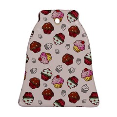 Cake Cupcake Sweet Dessert Food Bell Ornament (two Sides)