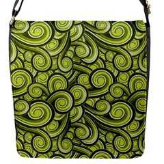 Flower Design Paradigm Start Flap Closure Messenger Bag (s)