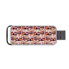 Funny Monsters Teens Collage Portable Usb Flash (two Sides) by dflcprintsclothing