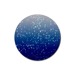 Stars-4 Rubber Round Coaster (4 Pack) by nateshop