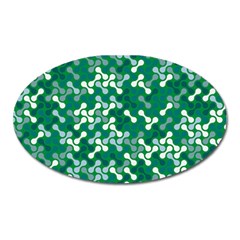 Patterns Fabric Design Surface Oval Magnet