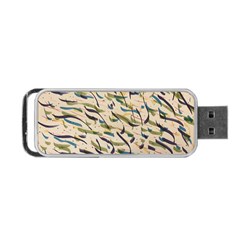 Abstract Pattern Freestyle Painting Portable Usb Flash (one Side) by Wegoenart