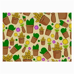 Cactus Large Glasses Cloth (2 Sides) by nateshop