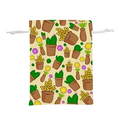 Cactus Lightweight Drawstring Pouch (l) by nateshop