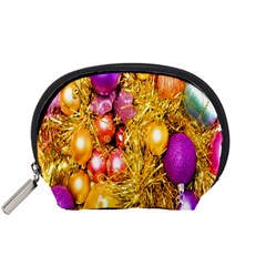 Christmas Decoration Ball 2 Accessory Pouch (small) by artworkshop