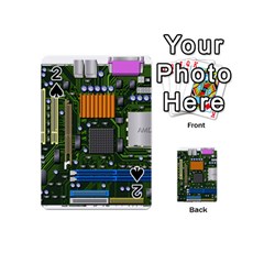 Illustration Motherboard Pc Computer Playing Cards 54 Designs (mini) by danenraven