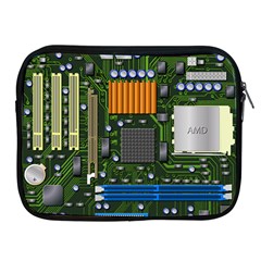 Illustration Motherboard Pc Computer Apple Ipad 2/3/4 Zipper Cases by danenraven