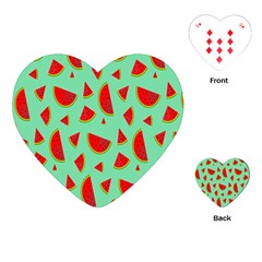 Fruit5 Playing Cards Single Design (heart) by nateshop