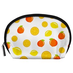 Fruits,orange Accessory Pouch (large) by nateshop